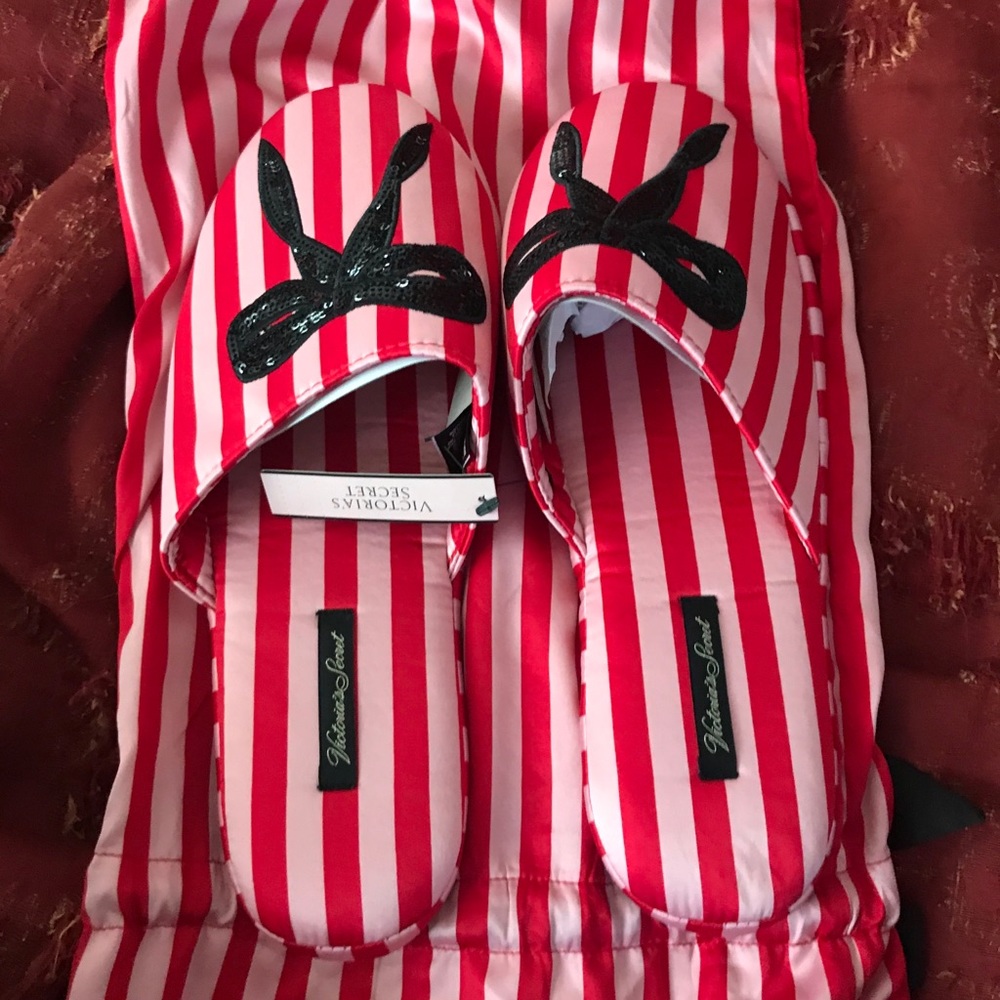 Victoria Secret Satin Slippers